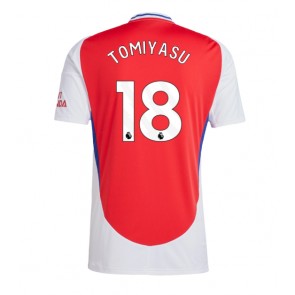 Arsenal Takehiro Tomiyasu #18 Replika Hjemmebanetrøje 2024-25 Kortærmet